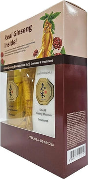 Daeng Gi Meo Ri - Ki Gold Ginseng Blossom Hair Set, Shampoo 13.5FL OZ/400ml and Treatment 13.5FL OZ/400ml - Product Image