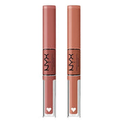 NYX PROFESSIONAL MAKEUP Shine Loud, Long-Lasting Liquid Lipstick with Clear Lip Gloss - Pack of 2 (Magic Maker, Goal Crush...