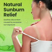 Organic Aloe Vera Gel - 100% Pure for Skin, Sunburn Relief & Face Moisturizer - Extracted from Aloe Vera Plant with Manuka...