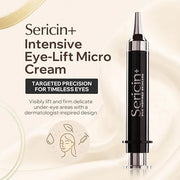 Sericin Intensive Eye-Lift Micro Cream- Targeted Eye Cream with Silk Protein Sericin to Firm & Smooth Skin- Brightening Ey...