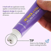 Farmstay Retinol Roll-on Eye Serum with 2% Niacinamide & Collagen – Hydrating Korean Eye Roller for Dark Circles, Puffy Ey...