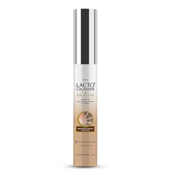 Under Eye Cream For Dark Circles for Women & Men | Fine Lines & Puffy Eyes With Cooling Massage Roller | 15g | With Coffee...