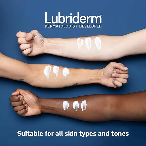 Lubriderm Advanced Therapy Fragrance-Free Moisturizing Lotion with Vitamins E and Pro-Vitamin B5, Intense Hydration for Ex...