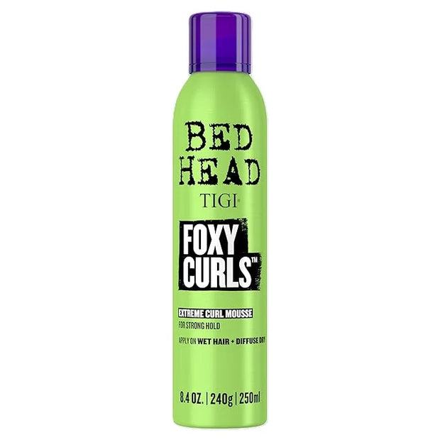 TIGI Bed Head Foxy Curls Curly Hair Mousse for Strong Hold 8.4 oz - Product Image