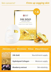 SNP [K Beauty Bird's Nest Aqua Eye Patch & Variety Ampoule Sheet Mask Set - Product Image