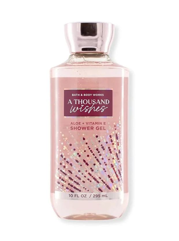 Bath & Body Works Works A Thousand Wishes Shea Butter + Vitamin E Shower Gel, 10 Ounce - Product Image