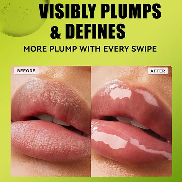 4 Colors Hydrating Lip Oil,Fat Lip Oil Lip Glaze,Shiny Transparent Lip Gloss Plumping,Nourishing & Non-sticky Long Lasting...