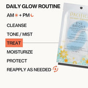 Pacifica Undereye Spot Serum Mask – Bright Eye Vitamin C Mask for Dark Circles & Hydration, Brightening Under Eye Treatmen...