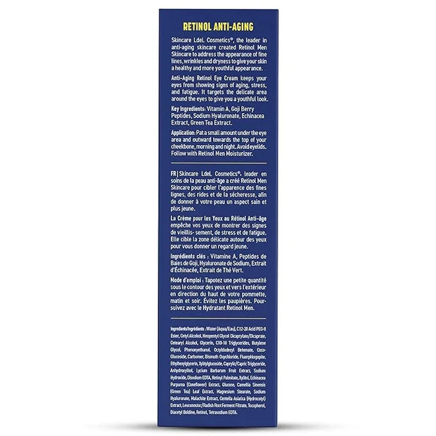Retinol Men’s Eye Cream – The Original Retinol Eye Treatment For Men – Targets Under-Eye Area to Reduce Puffiness & Dark C...
