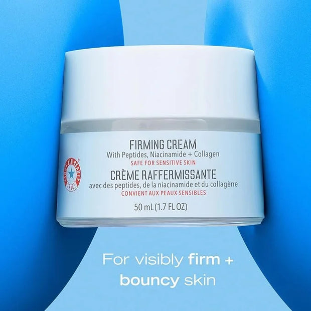 First Aid Beauty - Firming Collagen Cream with Peptides & Niacinamide, Ultra-Rich Plumping Moisturizer, Hydrates & Visibly...