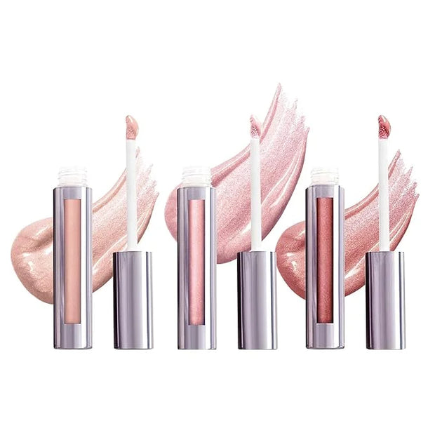Runway Rogue LuxGloss Lip Gloss Trio, High-Pigment Shimmer Lip Gloss Set, (‘Photo Filter’, ‘Catwalk’, ‘Strike a Pose’) - P...
