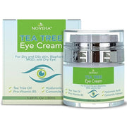 NOVEHA Tea Tree Oil Anti Wrinkle Eye Cream - Eyelid Cream for Dry & Itchy Skin, Scar | Moisturizer Face Cream Treatment - ...