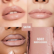 Oulac Beige Nude Satin Lipstick Set - Matte Lip Base, Full Coverage Lip Color, Satin Matte Finish, Cream Texture, Hydratin...