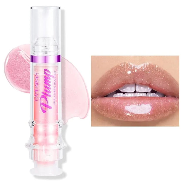 Erinde Lip Plumper Gloss, Natural Spicy Lip Plumping Booster Oil, Ultra-Hydrating & Nourishing Plump Lip Plumper, Glossy F...