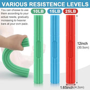3pcs Flex Bar Tennis Elbow Therapy Bar 3 Resistance - Product Image