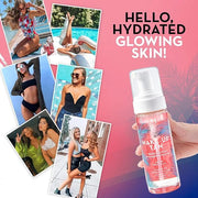 Mystic Tan Self Tanning Bundle: Wake-Up Tan Self Tanner Water Mousse 5.5 fl. oz. + Streak Free Tan Applicator Mitt - Hyalu...