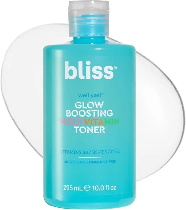Bliss Well Yes Hydrating Toner with Vitamin B3, B5, B6, C & E - Brightens, Soothes, and Balances Skin - Alcohol-Free, Idea...