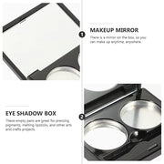 Empty Magnetic Eyeshadow Makeup Palette with 2Pcs Round