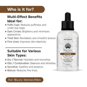 Caffeine Eye Serum for Face and Skin, Hydrating Solution, Reduces Dark Circles, Puffiness & Fine Lines, Moisturizing - Pro...