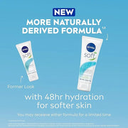 NIVEA Soft Refreshingly Soft Moisturizing Cream, Lightweight Moisturizer for Face, Body and Hands, Body Cream Enriched wit...