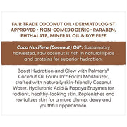 Palmer’s Coconut Oil Formula Coconut Water Face Moisturizer, 1.7 Ounce Jar - Product Image