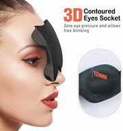 Sleep Mask 2 Pack, Invisible Alar Deep Orbit 3D Eye Mask Ultra Lightweight & Comfortable Sleeping Mask for Side Sleeper, S...