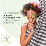Green Tea Under Eye Patches (30 Pairs) Under Eye Patches for Dark Circles, Under Eye Patches for Puffy Eyes and Dark Circl...