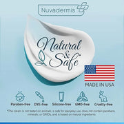 NUVADERMIS Caffeine Eye Cream with Retinol & Hyaluronic Complex – Anti-Aging Treatment – 1.7 oz – Made in the USA - Produc...