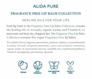 Fragrance Free Lip Balm, Vegan Lip Lips