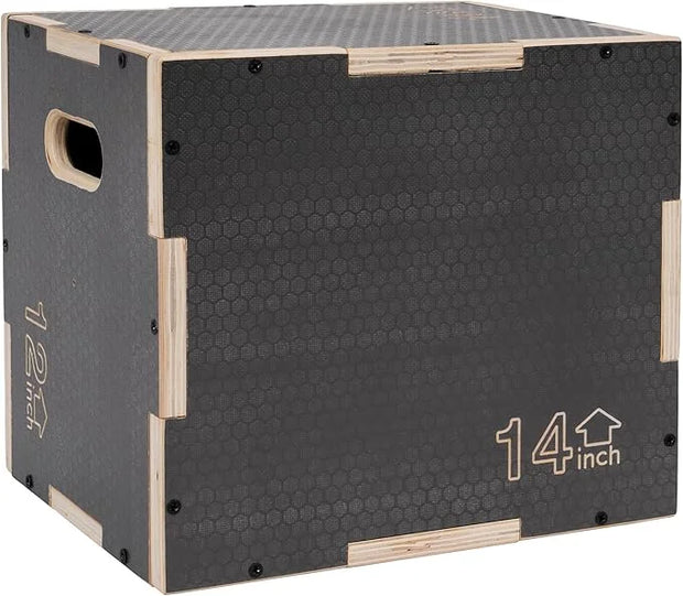 3 in 1 Non-Slip Wooden Plyo Box Plyometric - Product Image