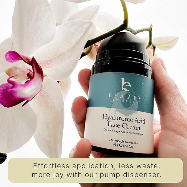 Hyaluronic Acid Moisturizer for Face - USA Made with Organic & Natural Ingredients, Hydrating Anti Aging Face Moisturizer ...