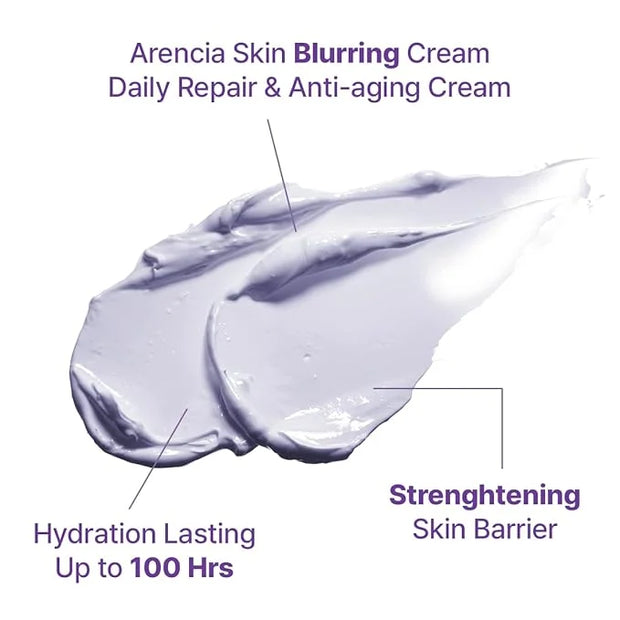 Hyssop Blurring Cream, Intense Collagen Face Moisturizer & Night Repair Cream for Anti-Aging, Nourishing Skin Barrier, Pre...