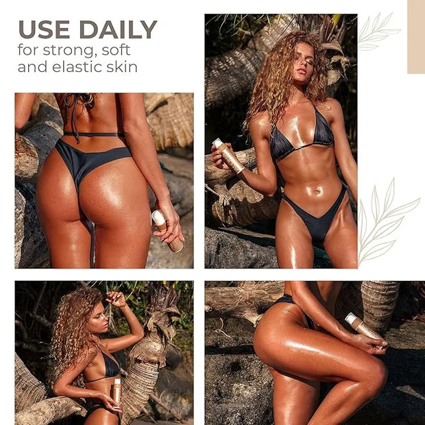 COCOSOLIS ALOHA Sun Tan & Body Oil | Organic Tanning Bed Lotion | Get Healthy Deep Chocolate Tan | Tanning Accelerator wit...