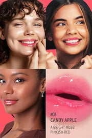 SELF BEAUTY Veganize Collagen Lip Glass Balm | Hydrating Lip Balm in 9 Vibrant Colors | Moisturizing Lip Care Infused with...