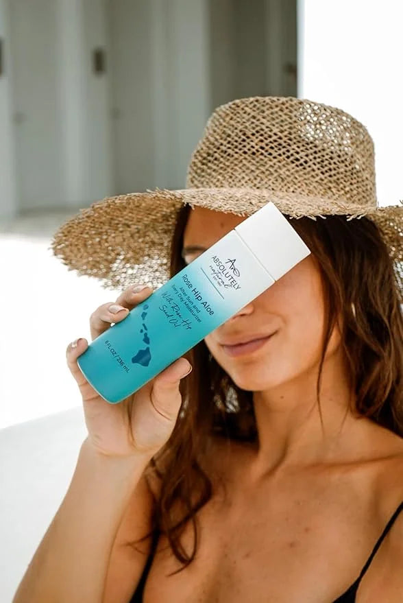 After Sun Lotion & Moisturizer with Aloe Vera, Rose Hip Oils, & Vitamin E | Helps Prevent Anti-Aging & Sunburn Relief - 8 ...