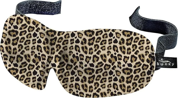 Bucky 40 Blinks No Pressure Printed Eye Mask for Travel & Sleep, Leopard, One Size - Product Image