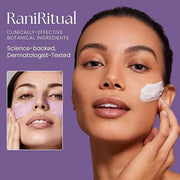 Prakti RaniRitual Daily Essentials Skincare Set with Face Cleanser, Exfoliator, Hydrating Serum and Moisturizer, Complete ...