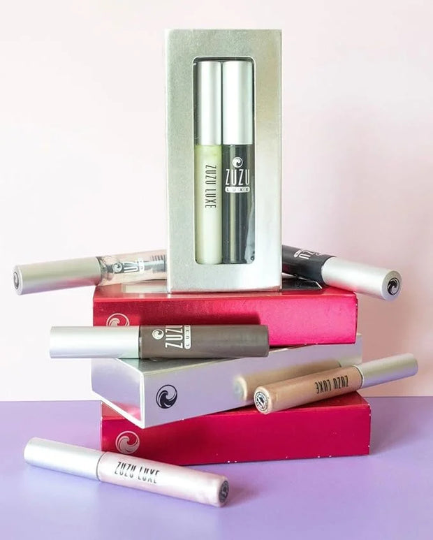 Zuzu Luxe Sheer Lip Gloss GIFTSET, Natural Lip Gloss, Paraben Free, Vegan, Gluten-free, Cruelty-free, Non GMO, 0.17 oz (Cl...