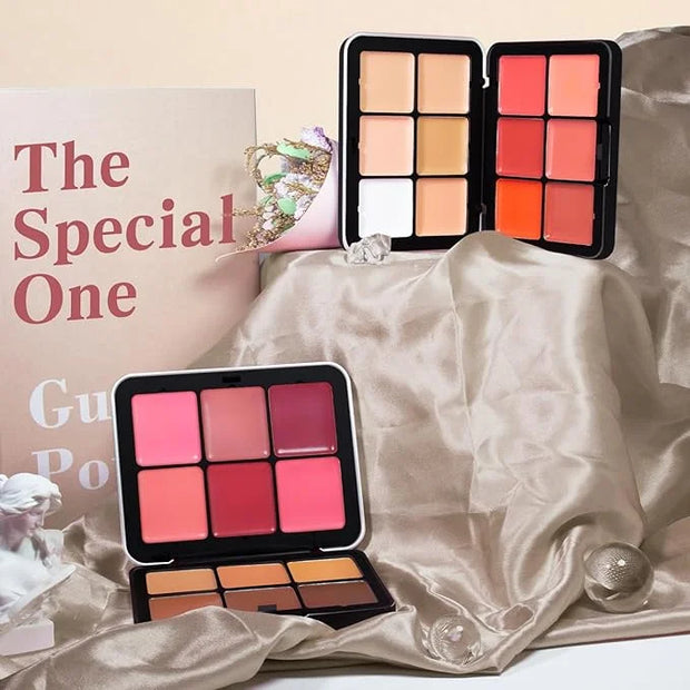 12 Colors Color Correcting Concealer Foundation Palette, Cream