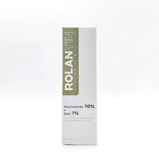 ROLANYIN Niacinamide 10% + Zinc 1% Facial Serum for Oil Control and Pore Minimizing Blemish Treatment Hydrating Soothing A...