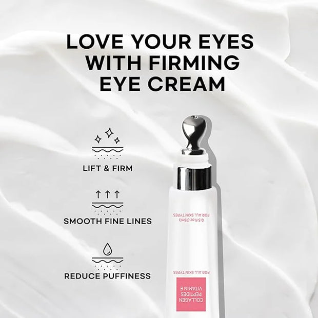 Epielle Firming Eye Cream | Anti-Aging Serum for Sagging Skin and Wrinkles | Cooling Applicator for Refreshing Application...