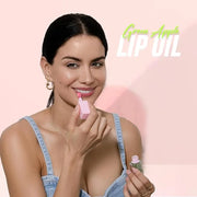 Hydrating Lip Glow Oil - Plumping Lip Oil Gloss Tinted for Lip Care and Dry Lips, Non Sticky & Fresh Texture, Shiny and Mo...