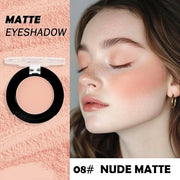 Monochrome Matte Eyeshadow Makeup Palette, Highly Pigmented Nude Eyeshadow Palette, Matte Pressed Powder Eyeshadow Makeup,...