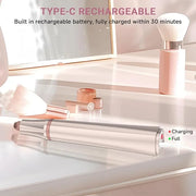 Electric Eyebrow Trimmer, 3 in 1 Facial Hair Remover for Women, Waterproof Rechargeable Hair Shaver for Face Eyebrow Leg B...