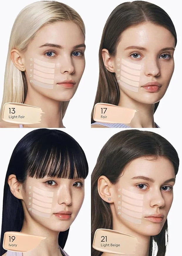 MISSHA M PERFECT COVER SERUM BB CREAM No.17 Fair- Fair with Cool Undertone, Skin Tint, Tinted Moisturizer, Skin Care Found...