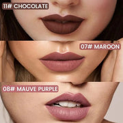 2Pcs Longwear Liquid Lip Liner Stain Marker Pen Set Long Lasting Waterproof, Maroon Mauve Purple Dark Red Brown Matte 24 H...