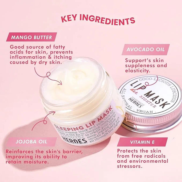 100% Natural Lip Scrub, Vegan Conditioning Gift