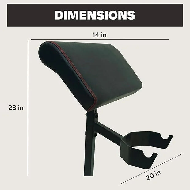 Inspire Fitness Preacher Curl Attachment - Bench Attachment FT1 Bench - Product Image