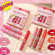 6 Colors Matte Lip Stain, Lip Liner Stain, Peel Off Lip Liner Tattoo, Long Lasting Lip Stain Waterproof for Women Girls Al...
