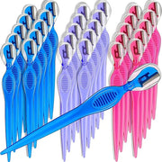 30 Pcs Dermaplane Razor Eyebrow Razor for Women Trimmer Shaver with Precision Cover Multipurpose Exfoliating Dermaplaning ...